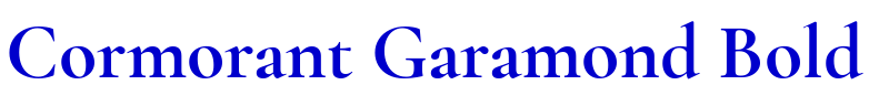 Cormorant Garamond Bold フォント